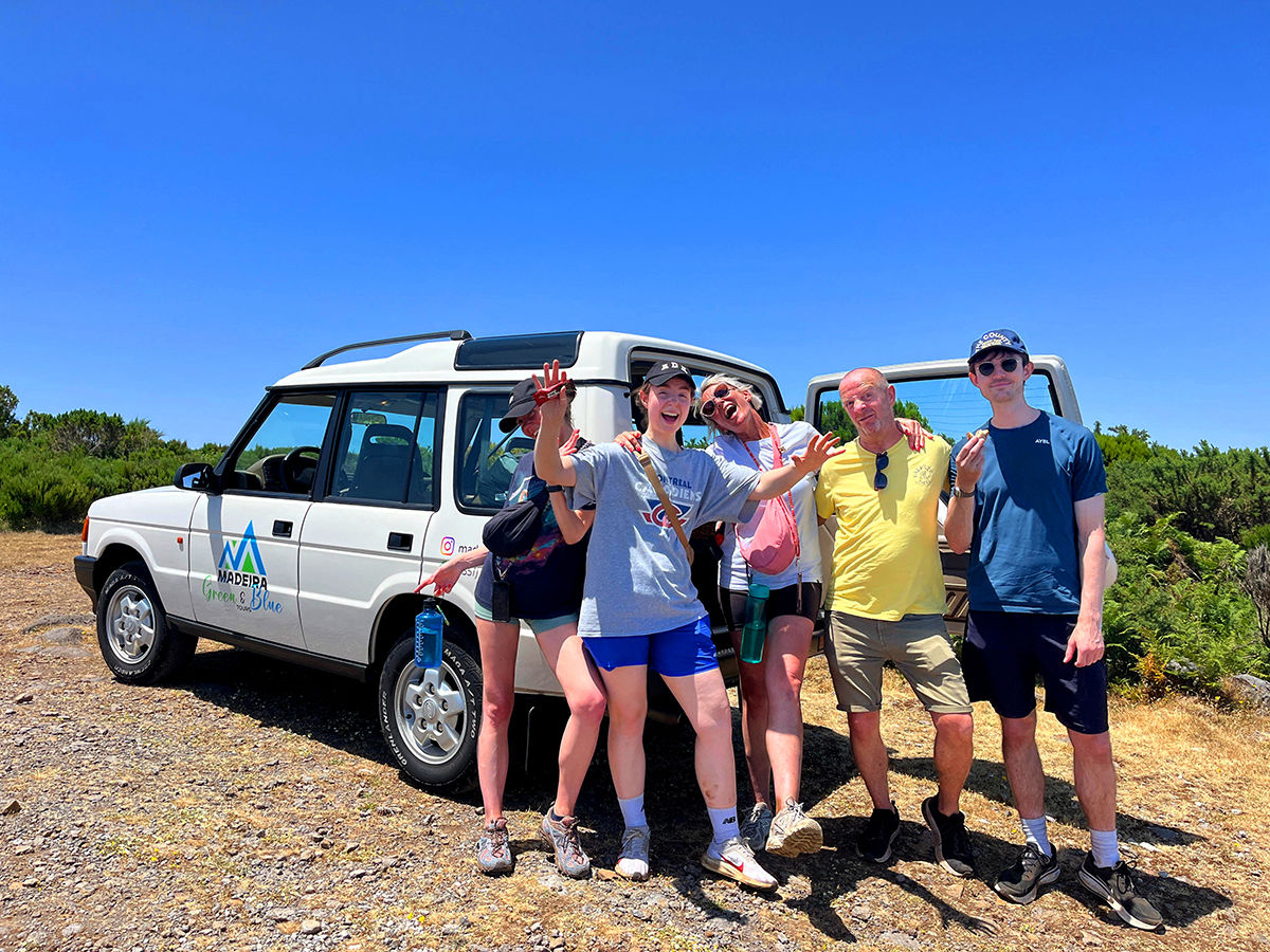 Drone shot of Sao Vicente in dramatic lighting with ocean and mountain view